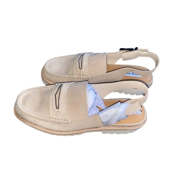 NWT Steve Madden Felicite Suede Sling Back Loafer Sz. 7.5 - Picture 7 of 16
